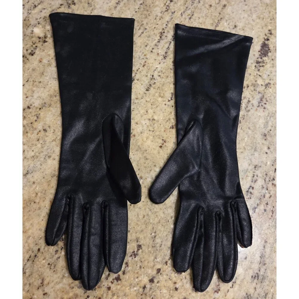 Vintage Womens Size XS-S 6 Black Nylon Formal 12